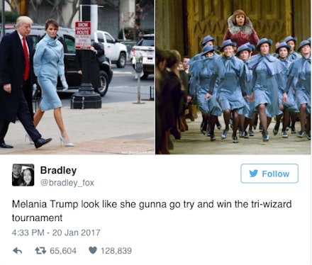 This Is What’s Really Going On In That Viral Melania Trump Gif | Grazia